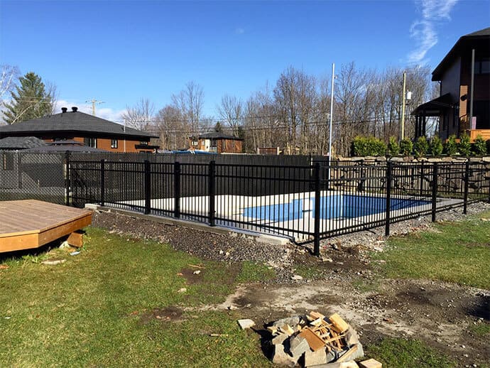 Clôture résidentielle en Beauce